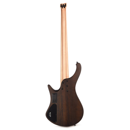 Ibanez EHB605WNF EHB Ergonomic Headless Bass 5-String Walnut Flat Bass Guitars