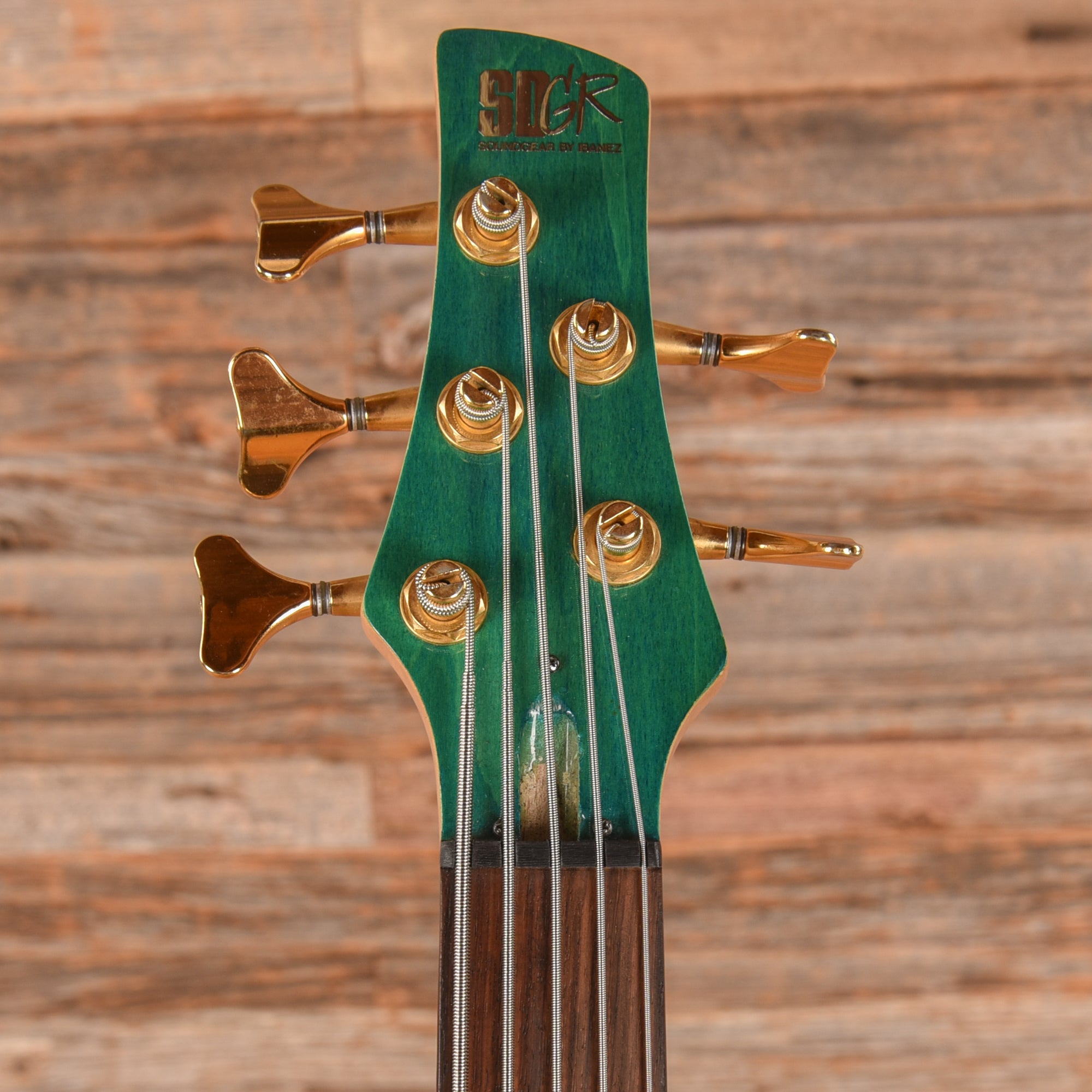 Ibanez SR895TT Standard Soundgear Bass Green 1993 Bass Guitars