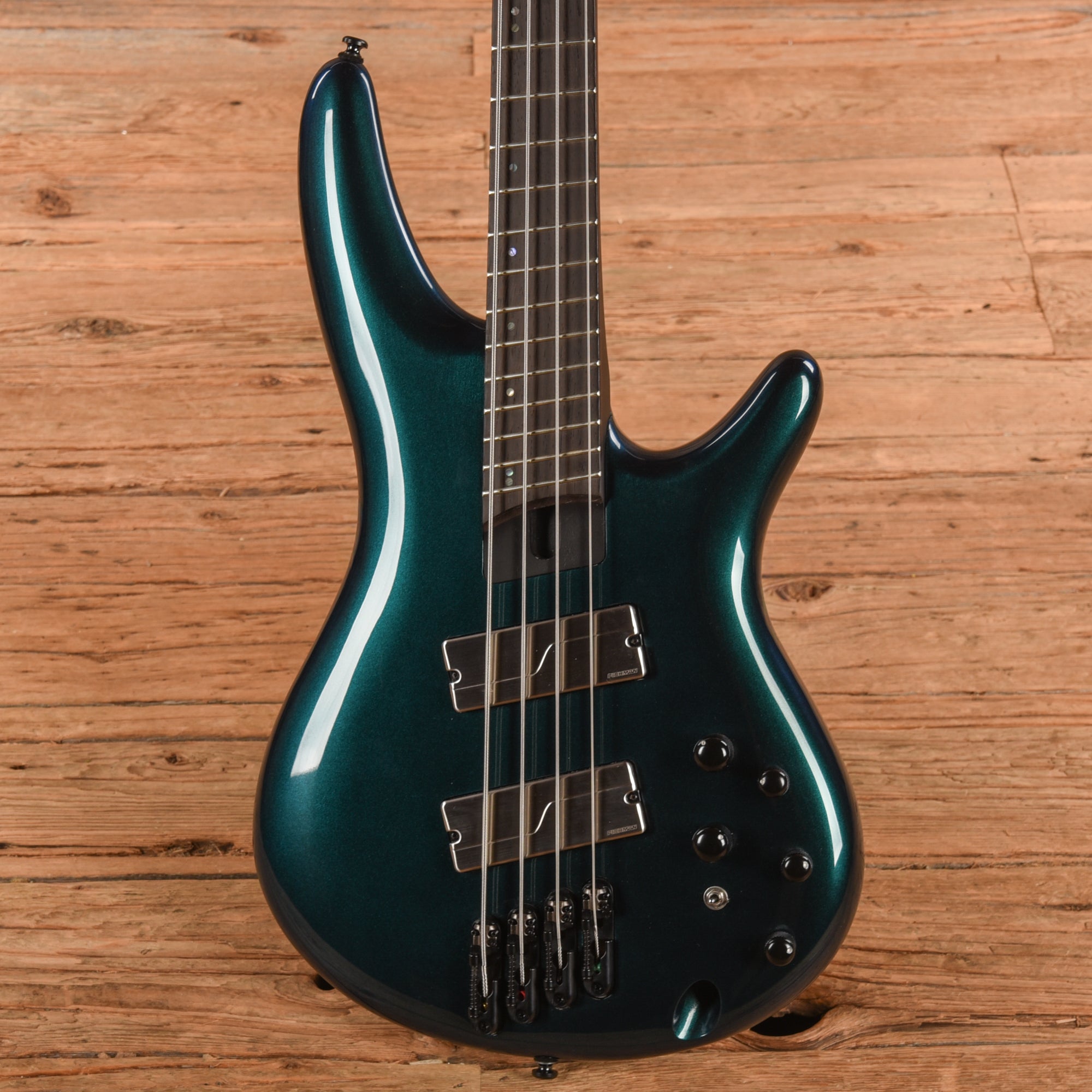 Ibanez SRMS720 Bass Workshop Multi-Scale Soundgear Blue Chameleon Bass Guitars