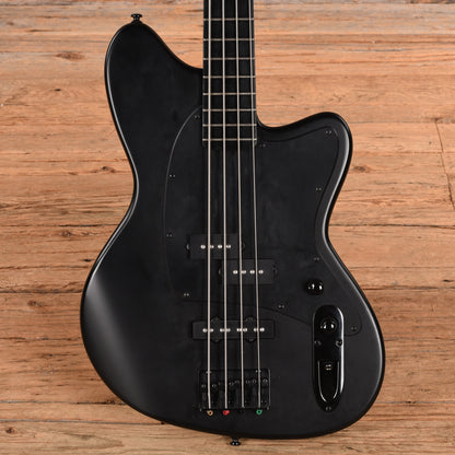 Ibanez TMB420BBKF Talman Bass Standard 4-String Electric Bass Black Flat Bass Guitars