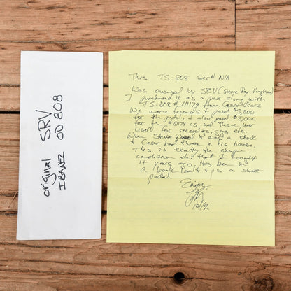 Ibanez TS-808 Tube Screamer Previously Owned by SRV 1980s Effects and Pedals / Overdrive and Boost