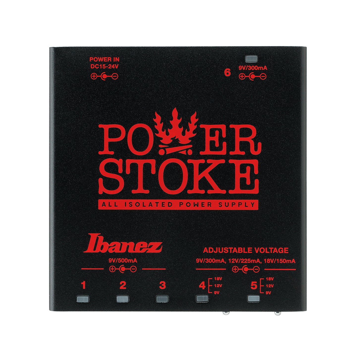 Ibanez PWRS6 Powerstoke 6 Output Power Brick Effects and Pedals / Pedalboards and Power Supplies