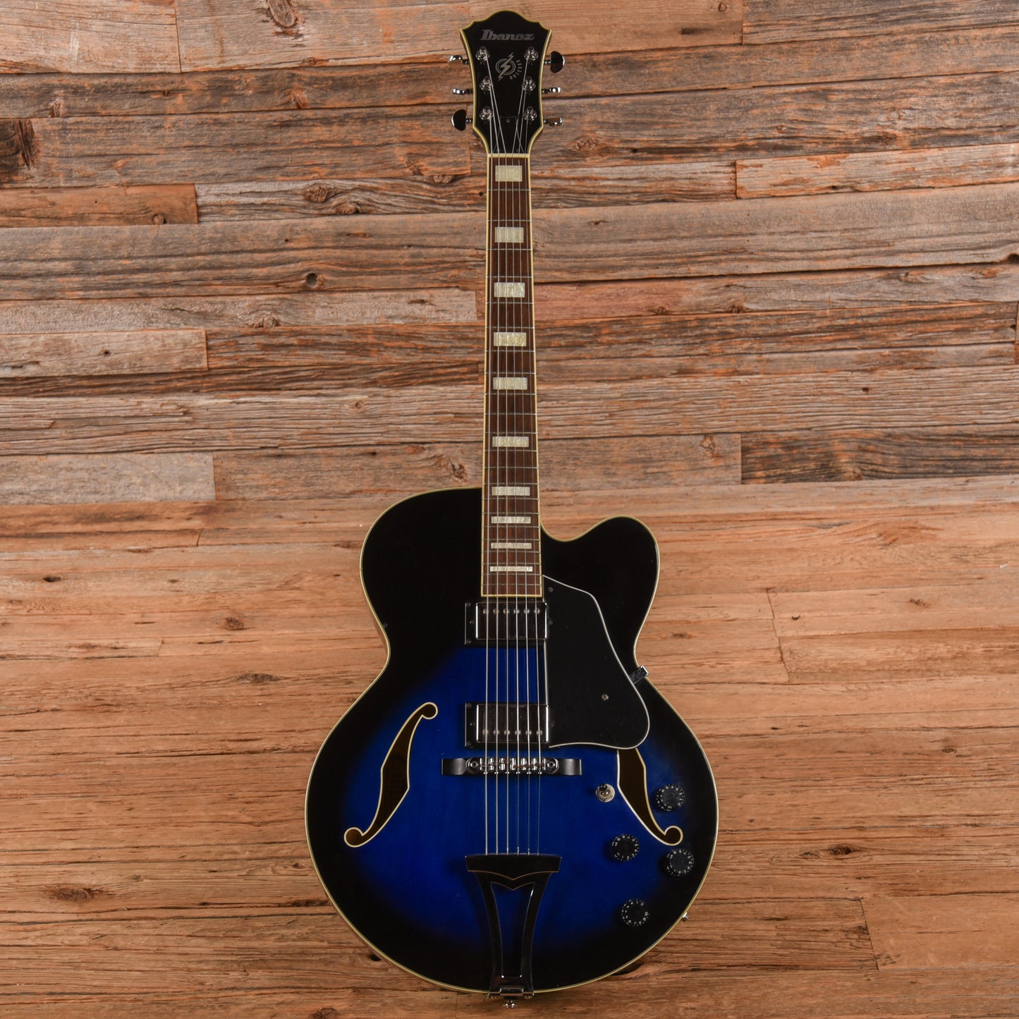 Ibanez AF75 Artcore Transparent Blue Sunburst 2003 Electric Guitars / Hollow Body