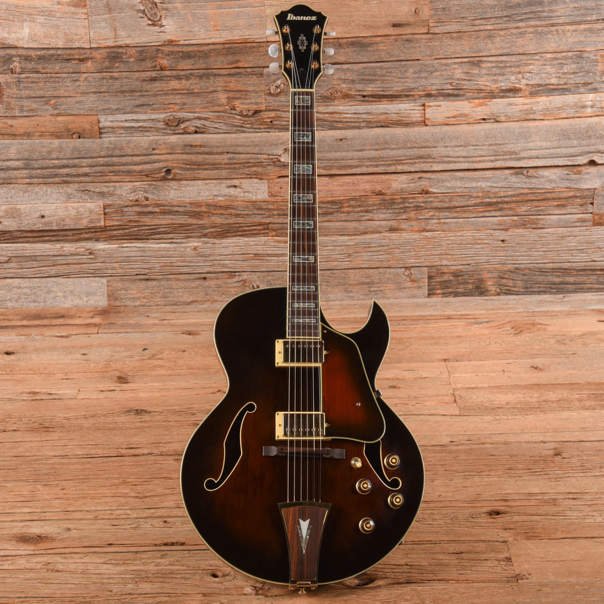 Ibanez AK95 Dark Violin Sunburst 2012 Electric Guitars / Hollow Body