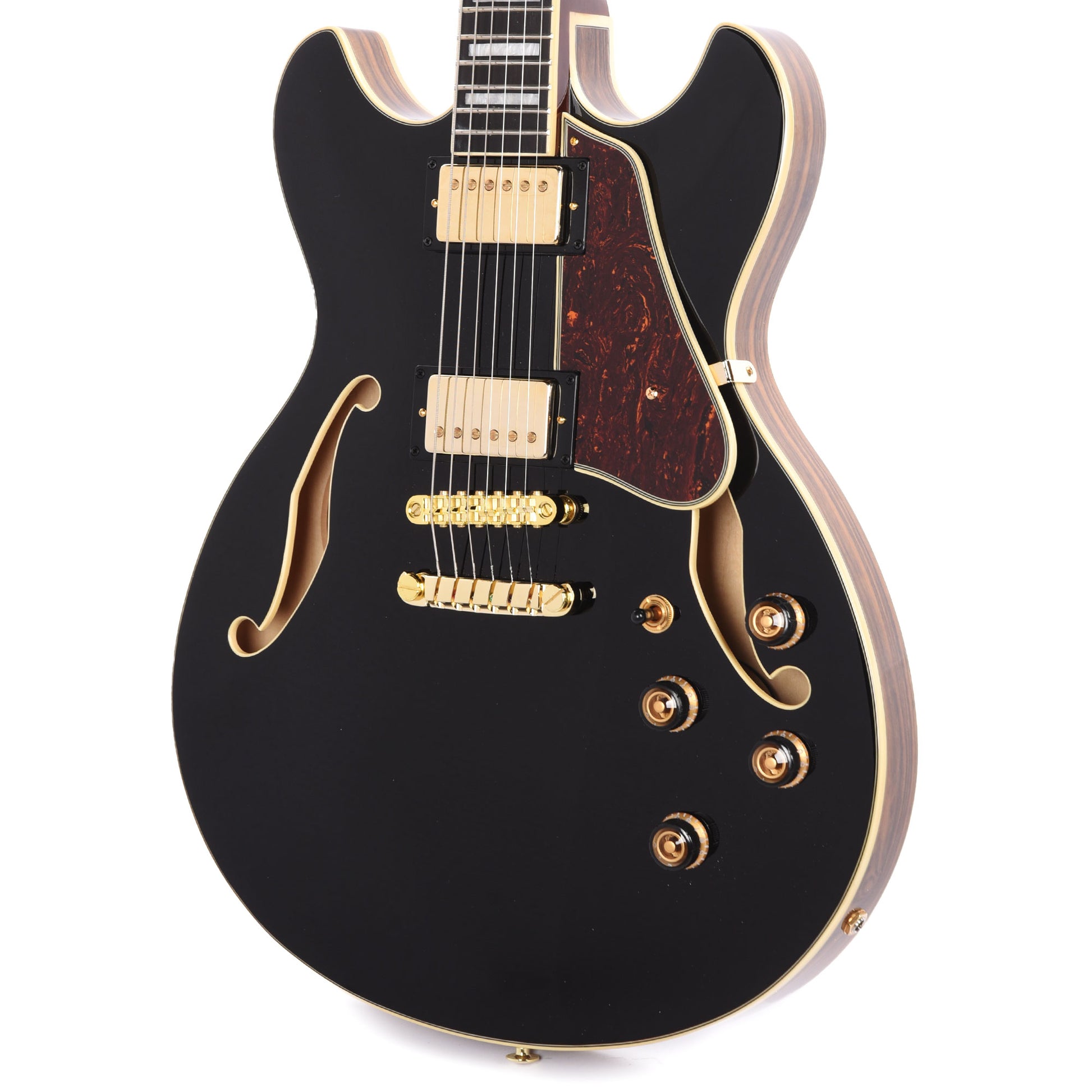 Ibanez AS93BCBK Artcore 6-String Electric Guitar Black Electric Guitars / Hollow Body
