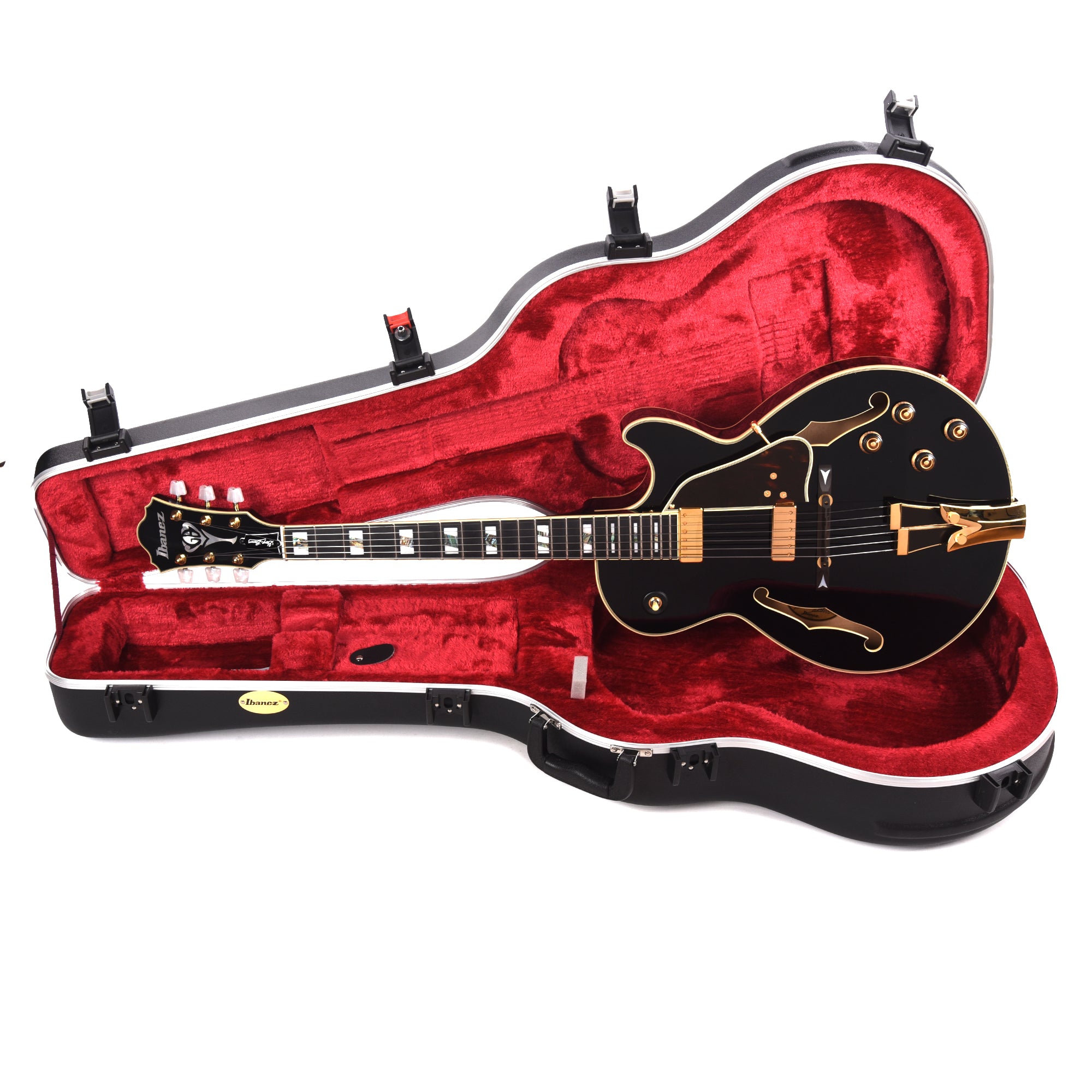 Ibanez GB10BK George Benson Signature Black Electric Guitar Electric Guitars / Hollow Body