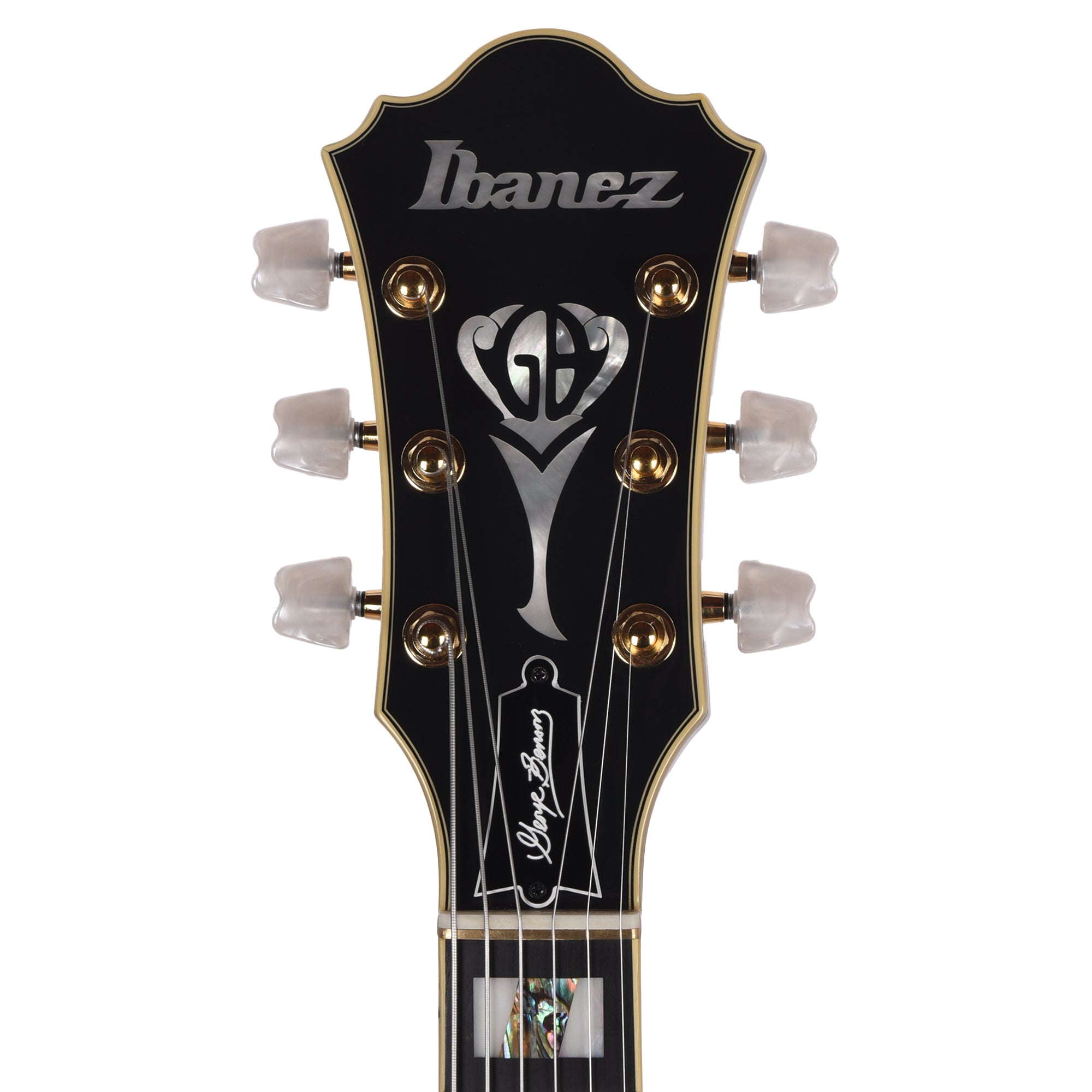 Ibanez GB10BK George Benson Signature Black Electric Guitar Electric Guitars / Hollow Body