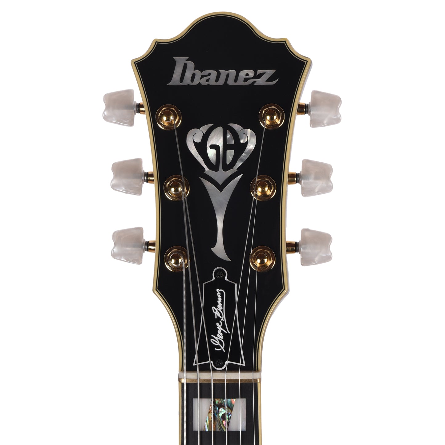 Ibanez GB10BK George Benson Signature Black Electric Guitar Electric Guitars / Hollow Body