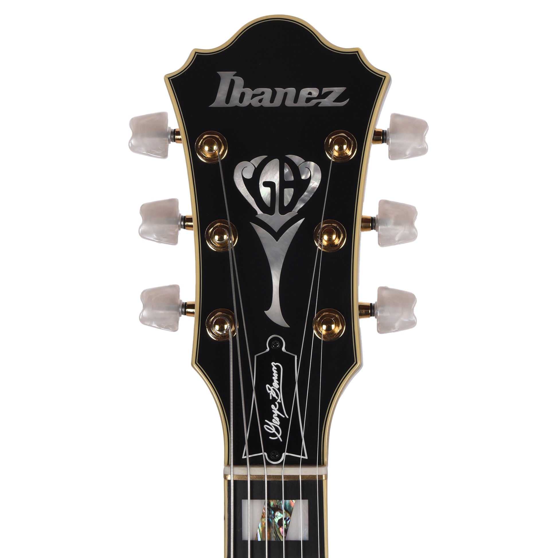 Ibanez GB10BK George Benson Signature Black Electric Guitar Electric Guitars / Hollow Body