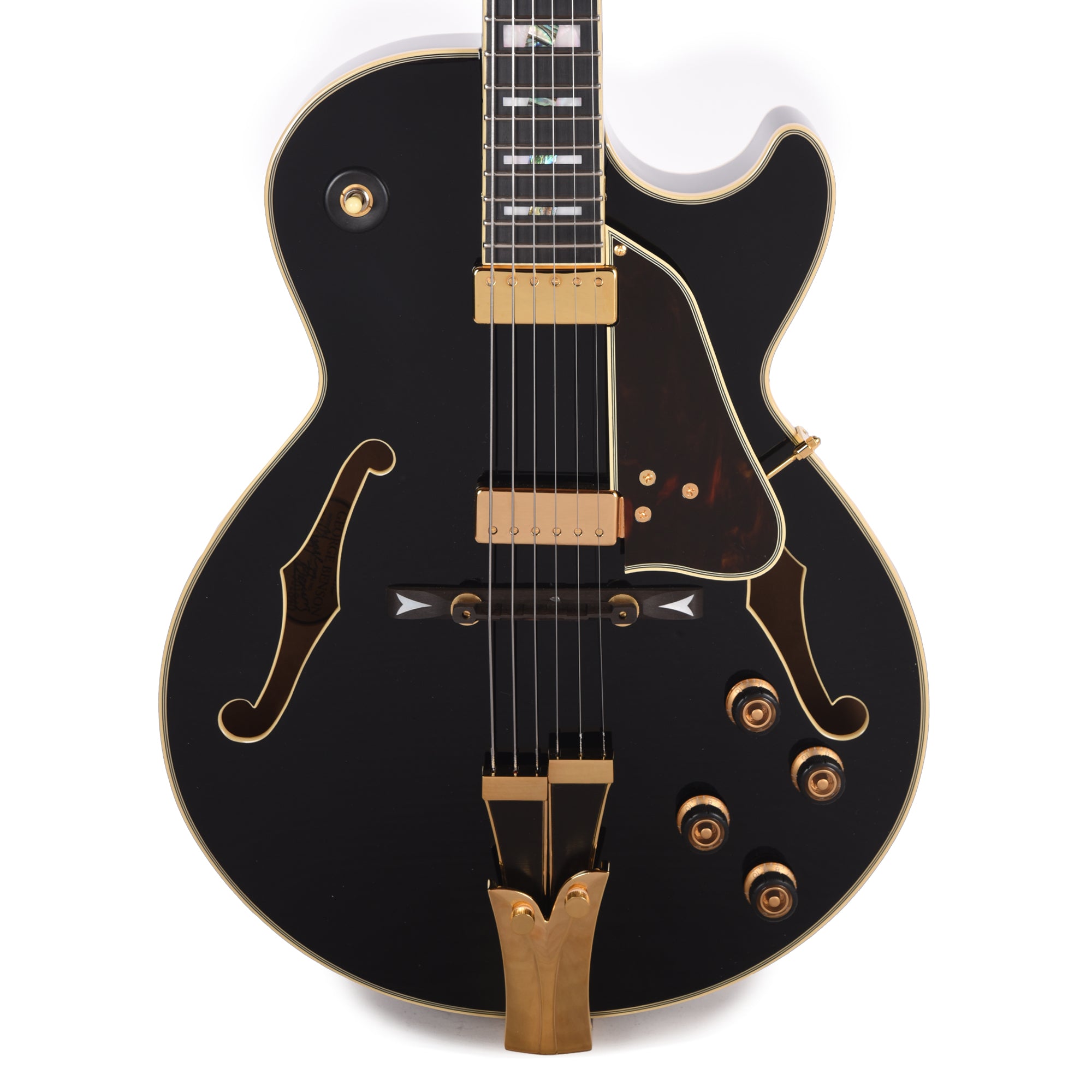 Ibanez GB10BK George Benson Signature Black Electric Guitar Electric Guitars / Hollow Body