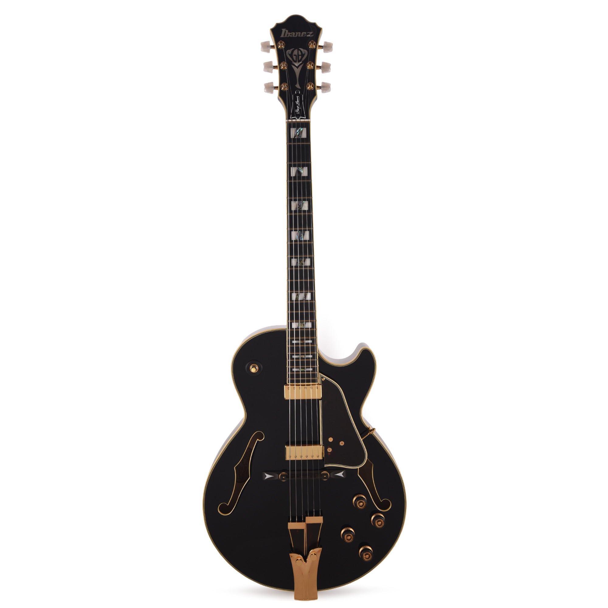 Ibanez GB10BK George Benson Signature Electric Guitar Black Electric Guitars / Hollow Body