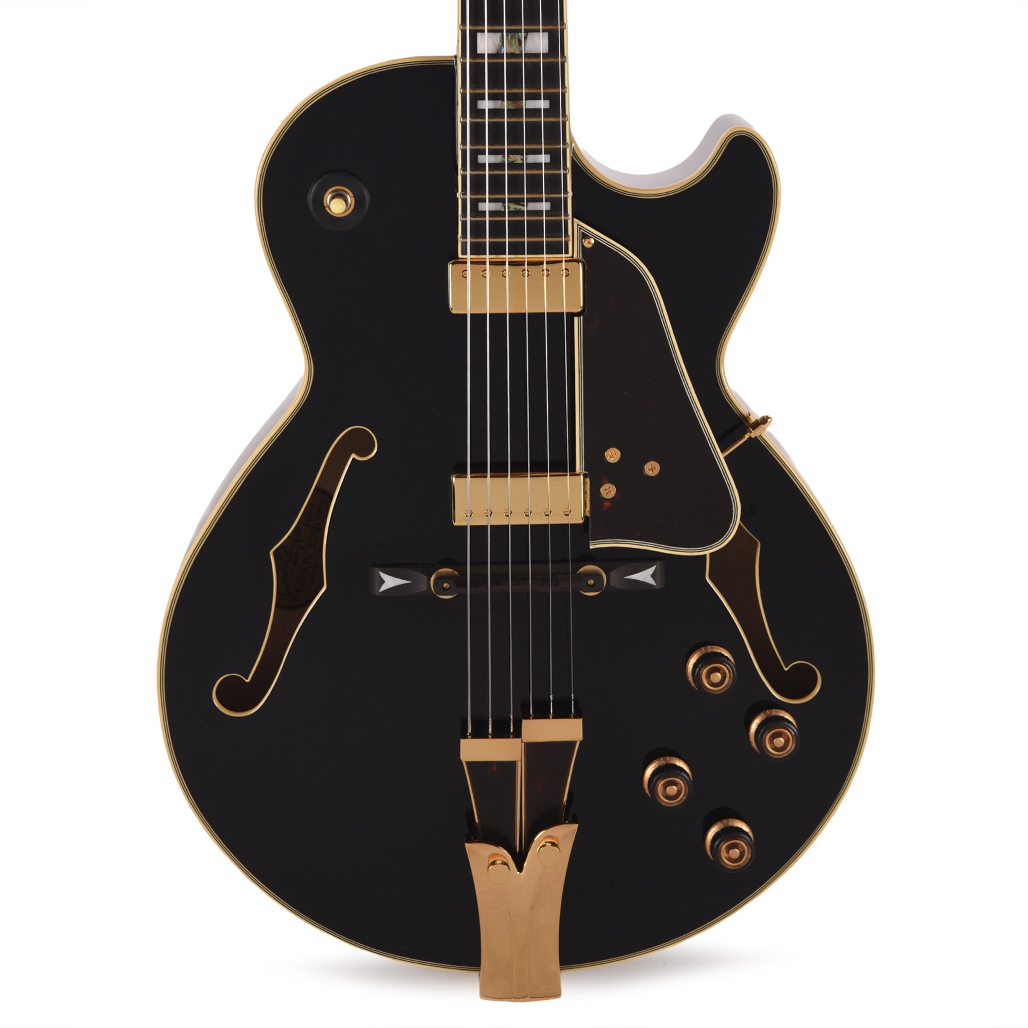 Ibanez GB10BK George Benson Signature Electric Guitar Black Electric Guitars / Hollow Body
