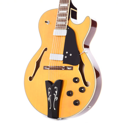 Ibanez GB10EM George Benson Signature Hollow Body Antique Amber Electric Guitars / Hollow Body