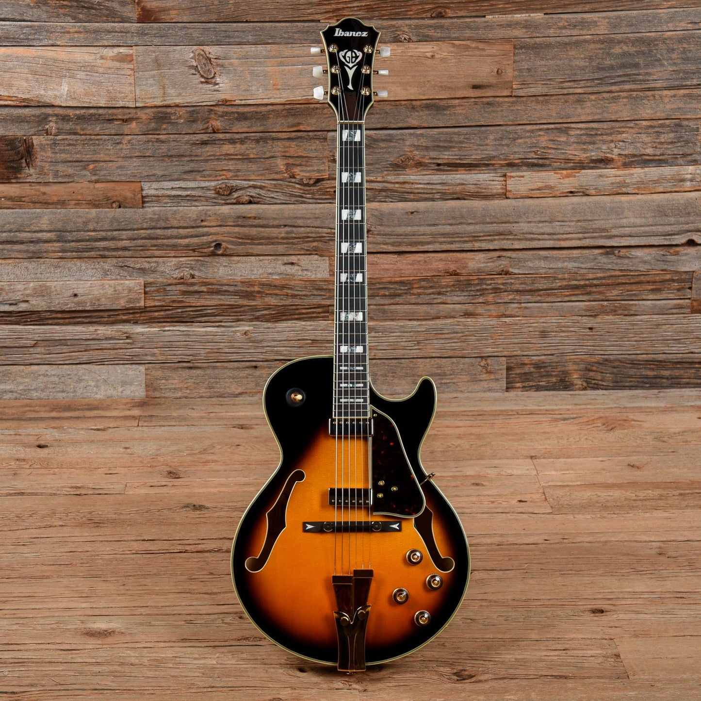 Ibanez GB10SE George Benson Signature Brown Sunburst Electric Guitars / Hollow Body