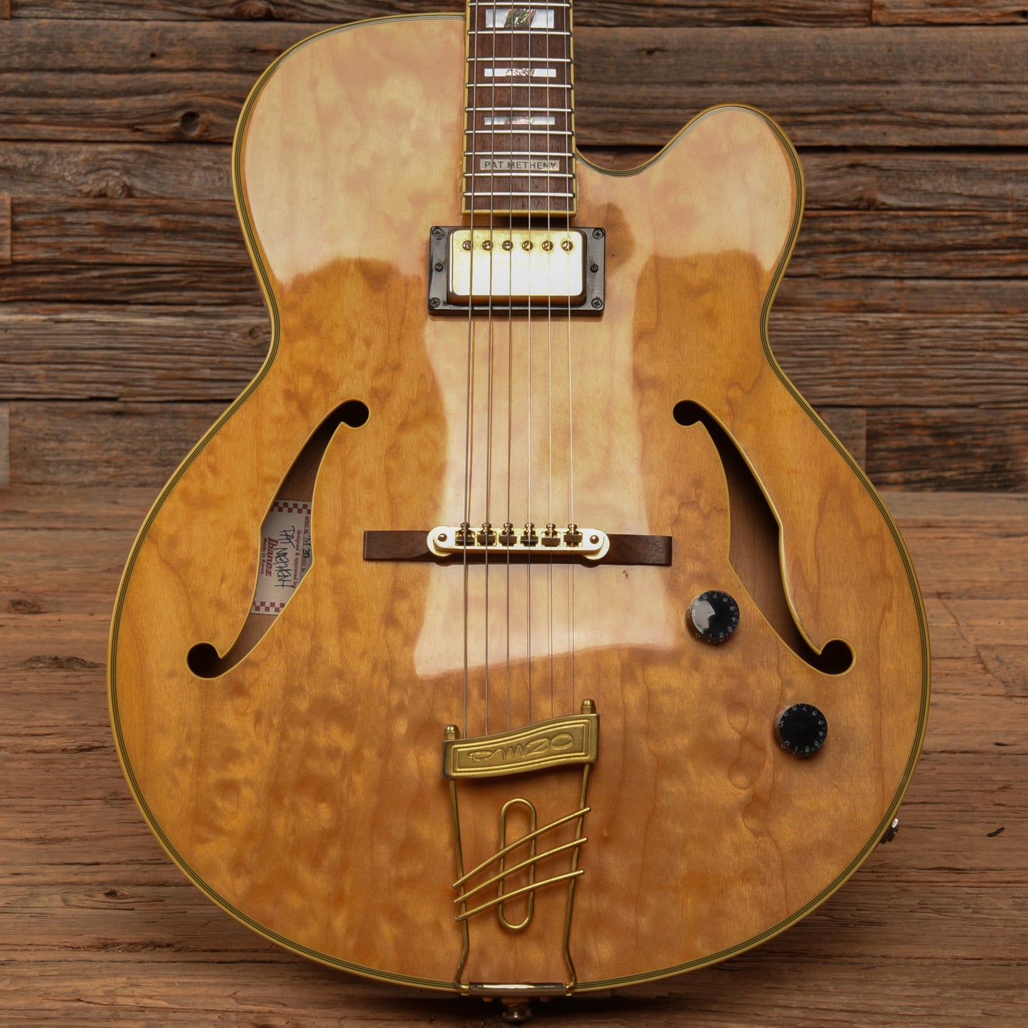 Ibanez PM20 Pat Metheny Natural Electric Guitars / Hollow Body