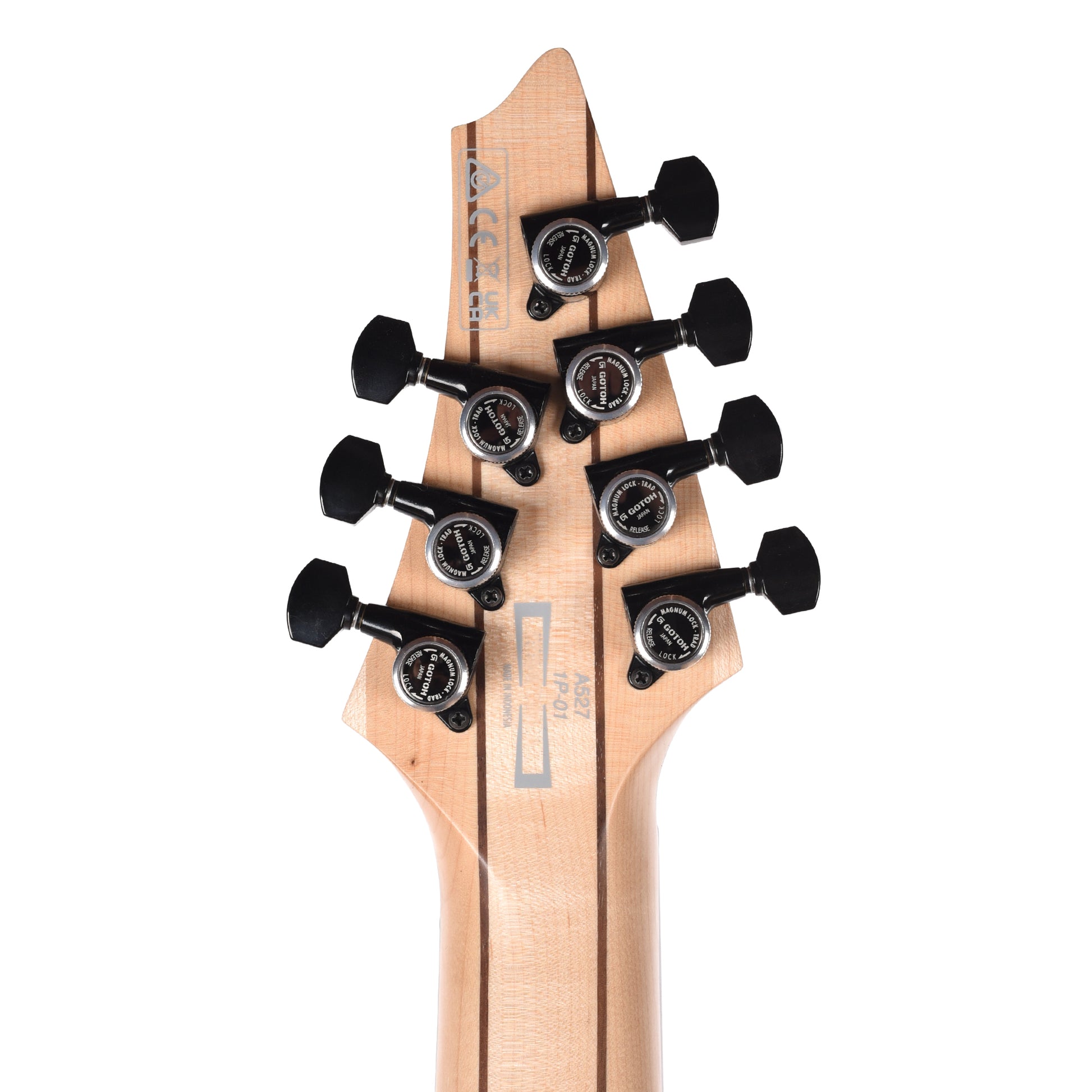 Ibanez A527IPT A series 7-String Electric Guitar Iron Pewter Electric Guitars