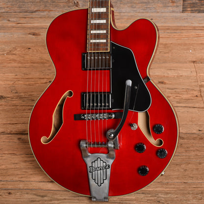 Ibanez AFS75 Artcore Transparent Red Electric Guitars