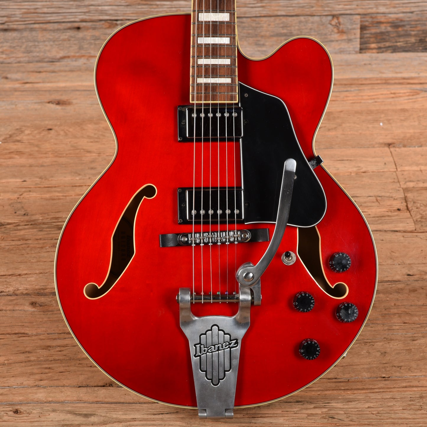 Ibanez AFS75 Artcore Transparent Red Electric Guitars