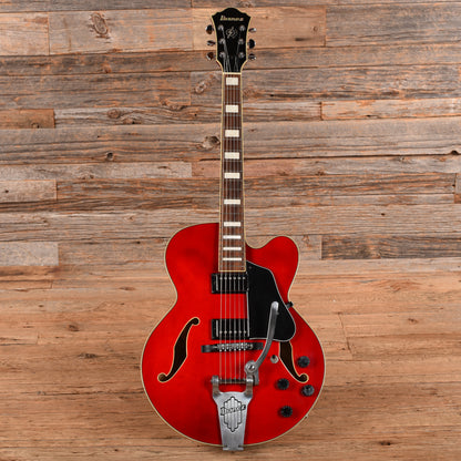 Ibanez AFS75 Artcore Transparent Red Electric Guitars