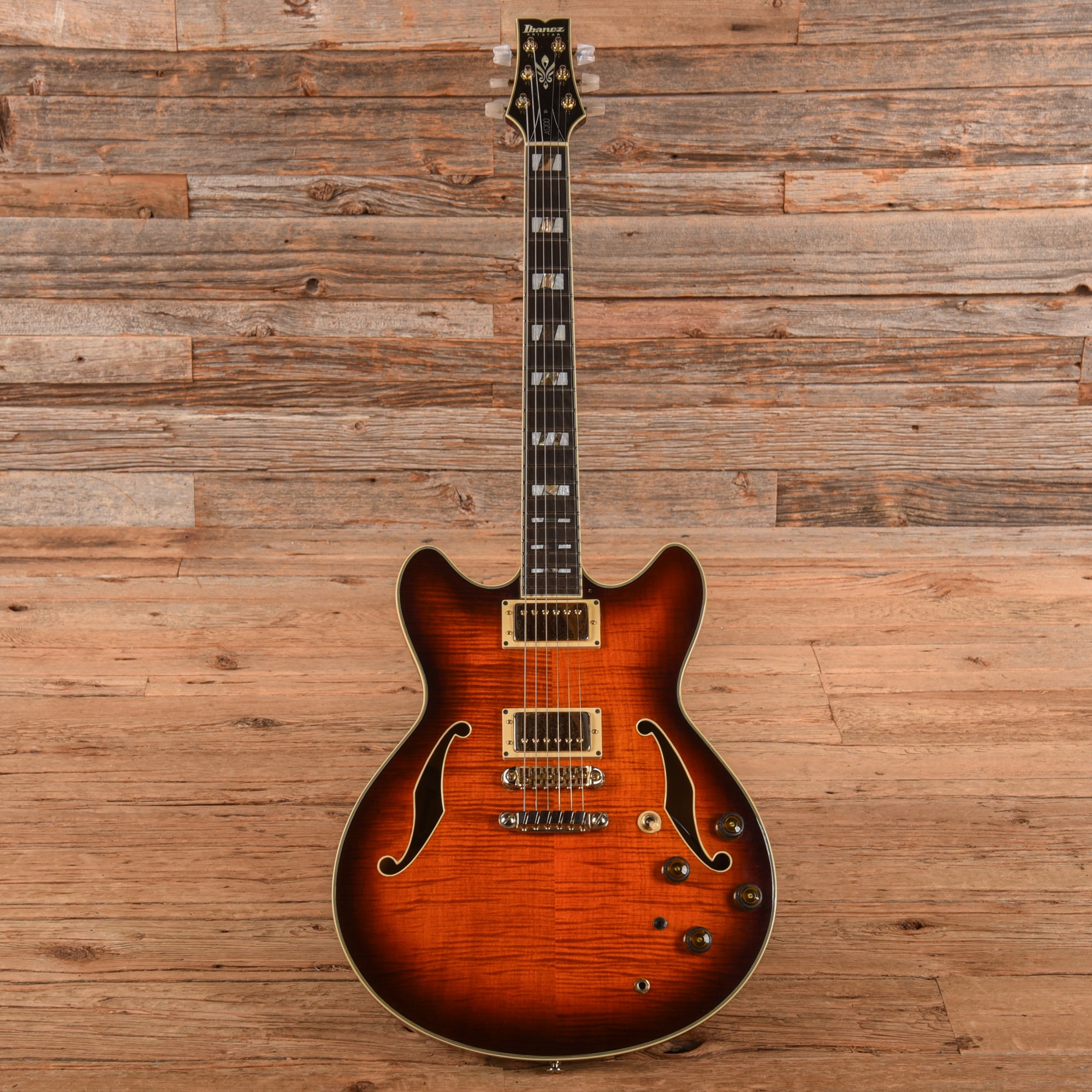 Ibanez AS200 Sunburst 1980s Electric Guitars