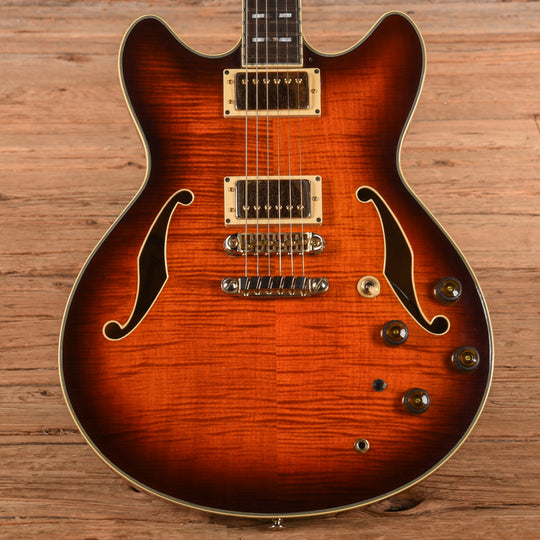 Ibanez AS200 Sunburst 1980s Electric Guitars