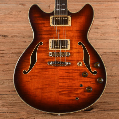 Ibanez AS200 Sunburst 1980s Electric Guitars