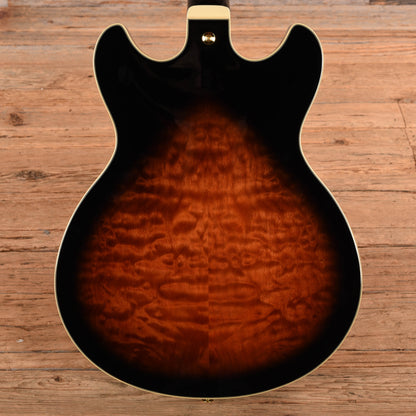 Ibanez AS93QMSP Artcore Expressionist Sunburst 2025 Electric Guitars