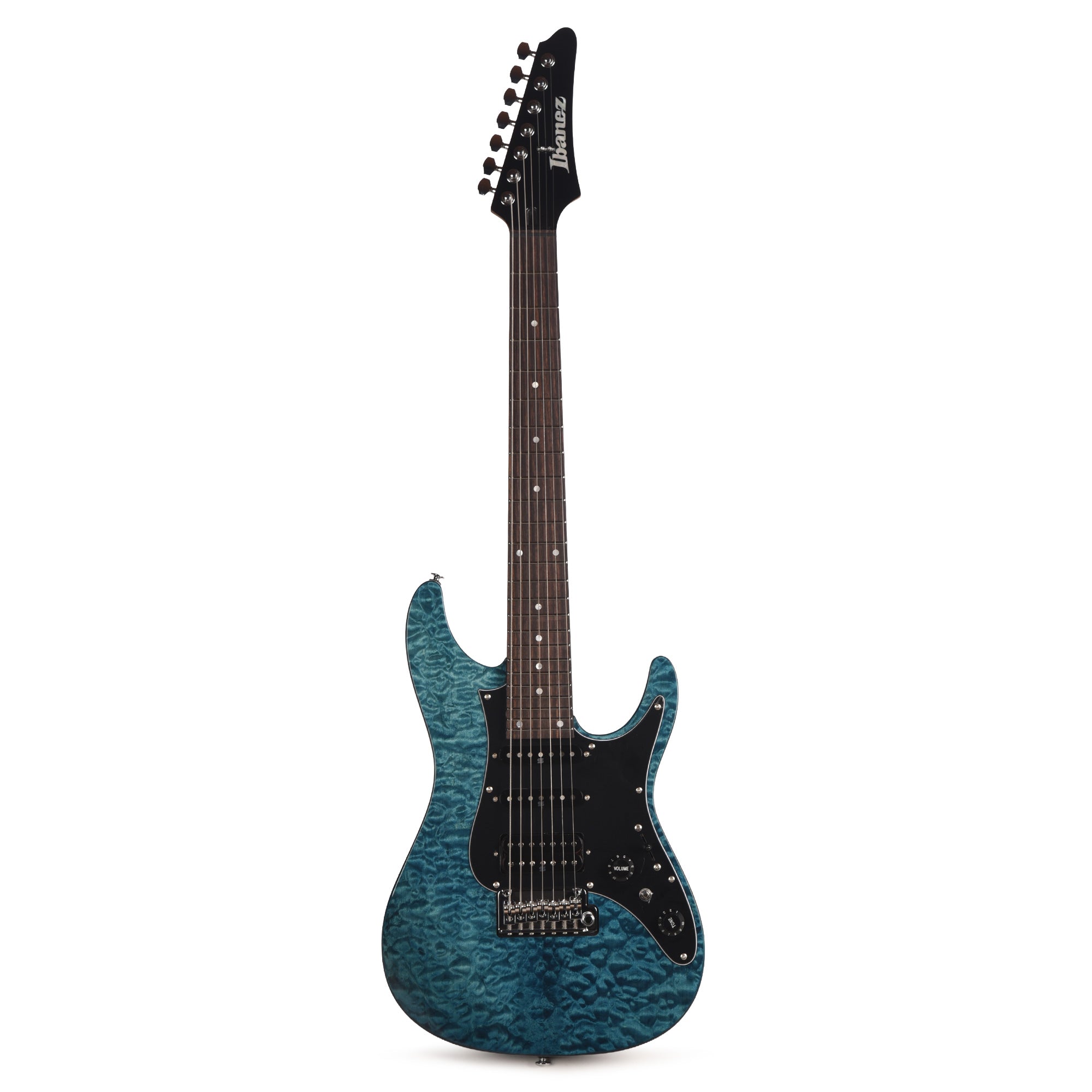 Ibanez AZ447P1QMCOB AZ Premium 7-String Electric Guitar Cosmic Bluer Electric Guitars