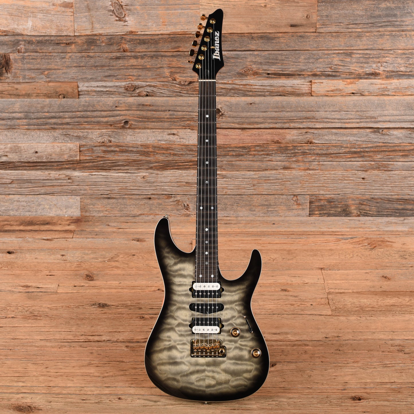 Ibanez AZ47P1QM Premium Black Ice Burst 2022 Electric Guitars