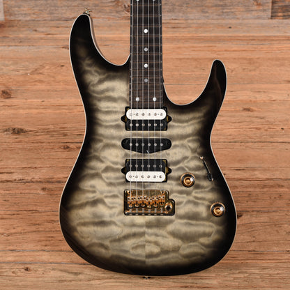 Ibanez AZ47P1QM Premium Black Ice Burst 2022 Electric Guitars