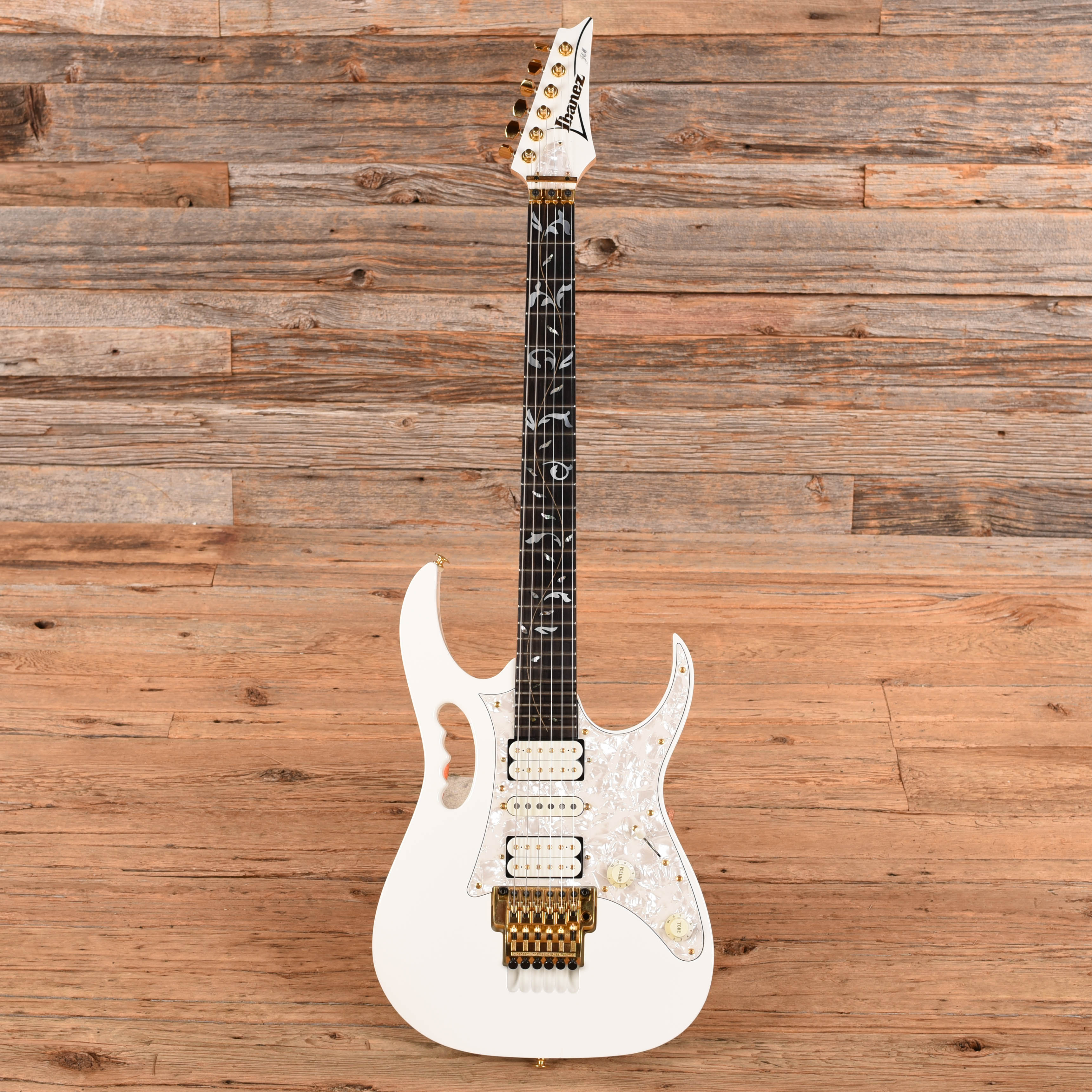 Ibanez JEM7V Steve Vai Signature White 1994 Electric Guitars