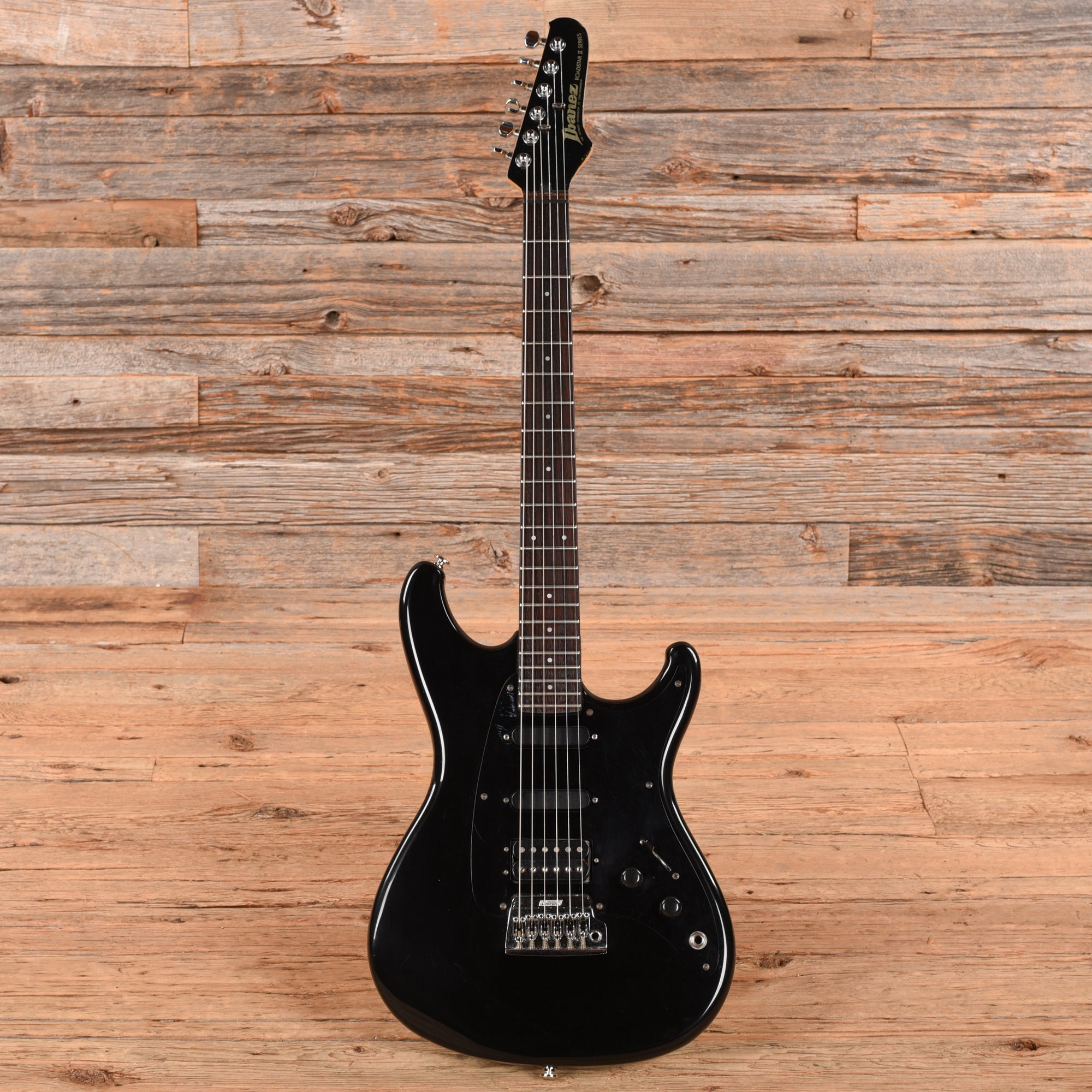 Ibanez RG140 Roadstar II Standard Black 1980s Electric Guitars