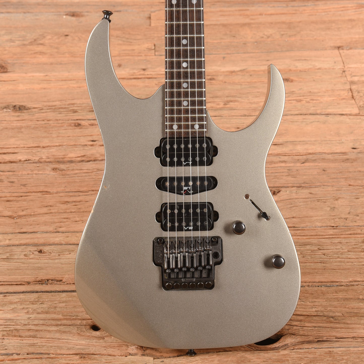 Ibanez RG1570 Prestige Grey Nickel 2002 Electric Guitars