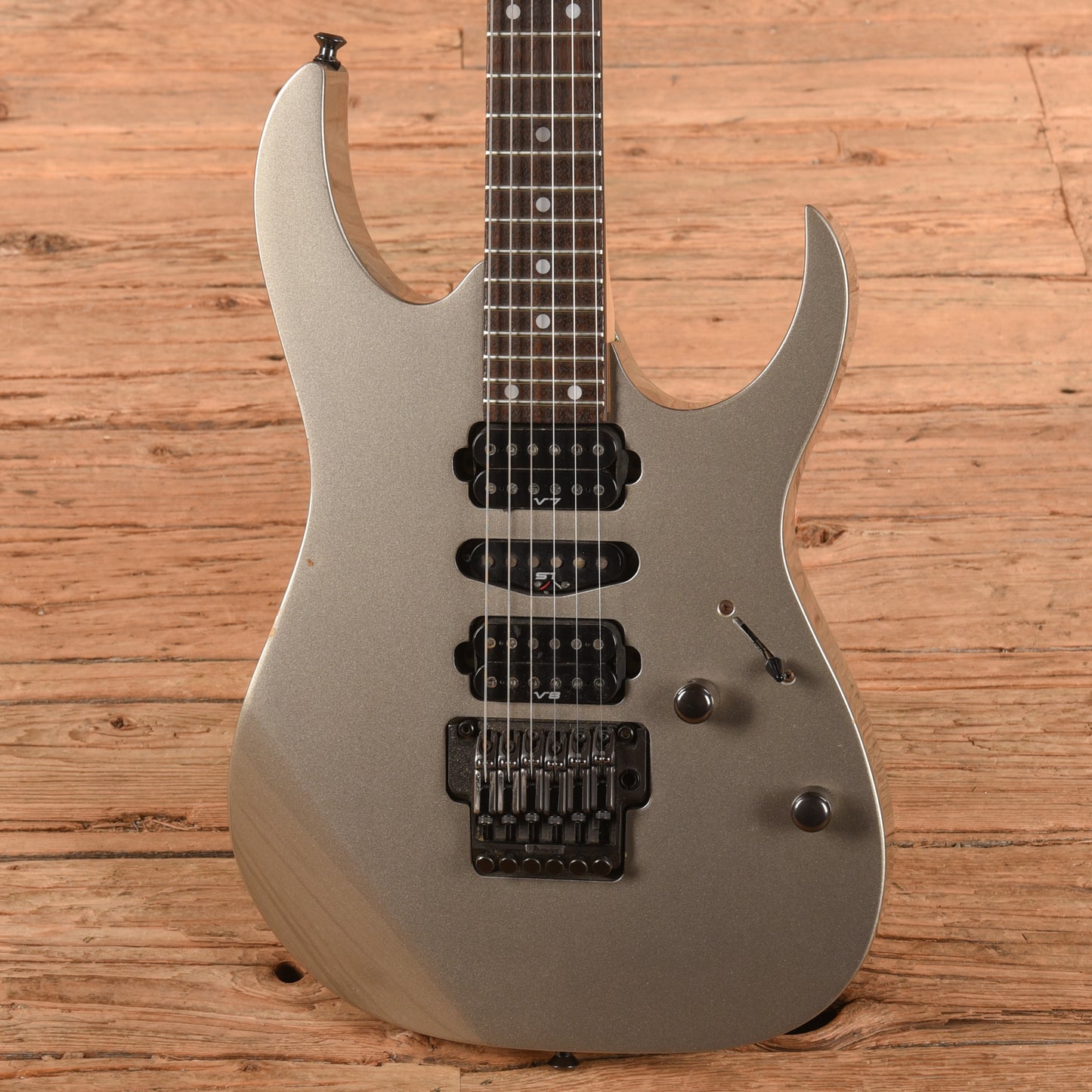 Ibanez RG1570 Prestige Grey Nickel 2002 Electric Guitars