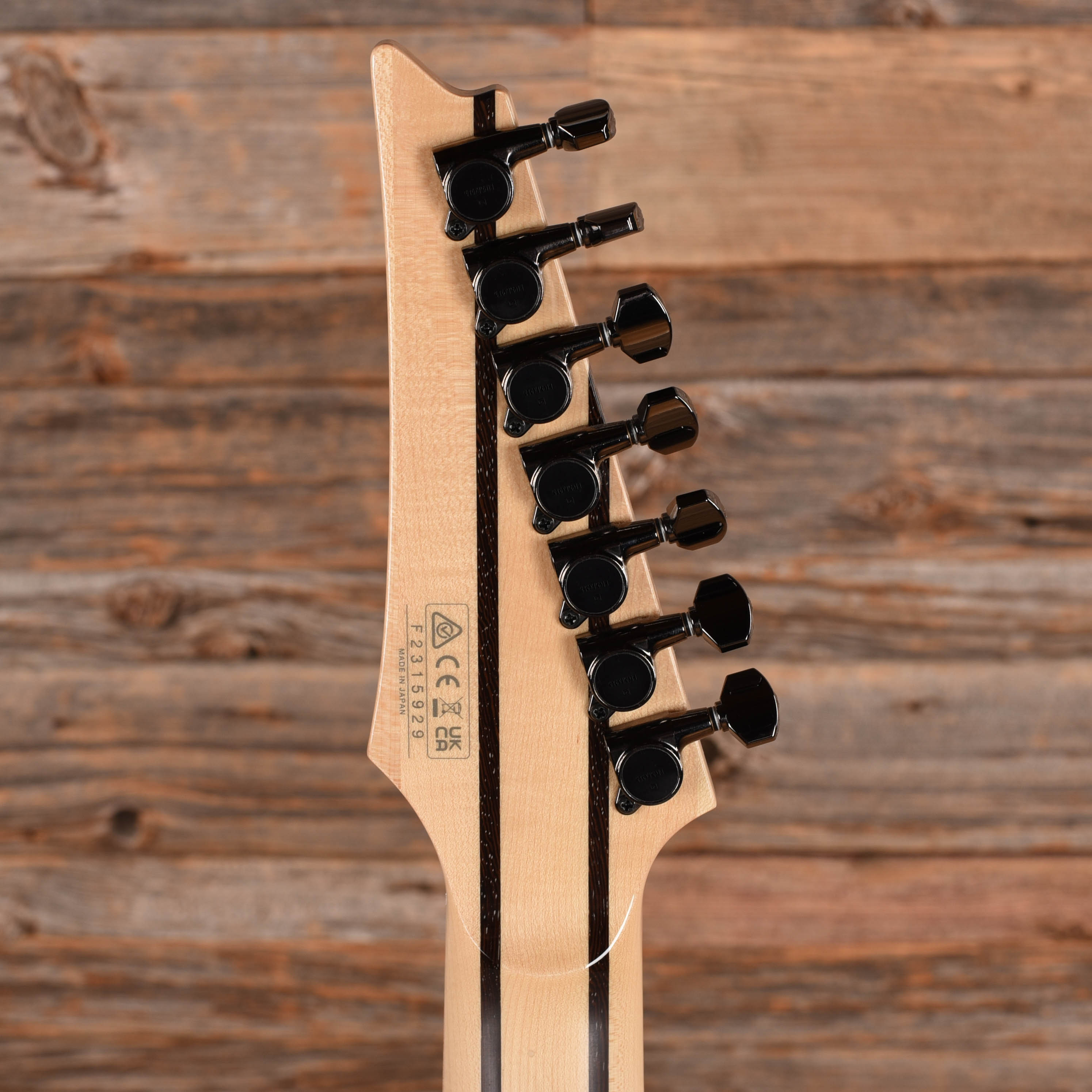Ibanez RG8527 J. Custom Black Rutile 2023 Electric Guitars