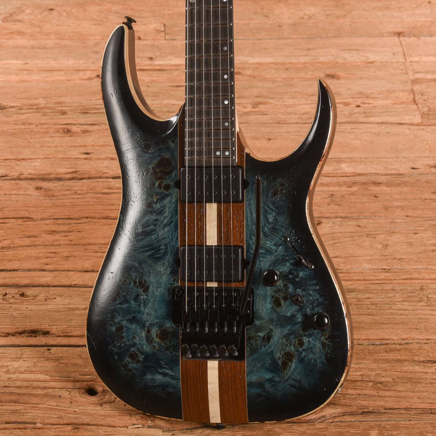 Ibanez RGA20P1PBCUL RGA Premium Electric Guitar Cosmic Blue Burst Low Gloss Electric Guitars