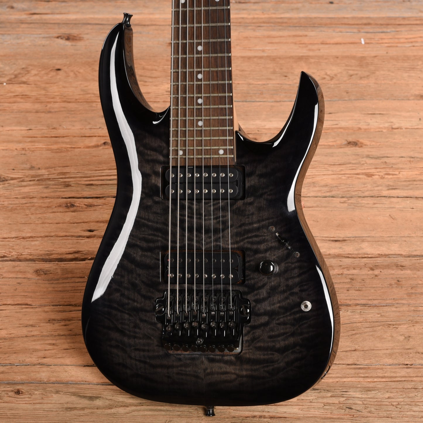 Ibanez RGA8QM Trans Black 2011 Electric Guitars