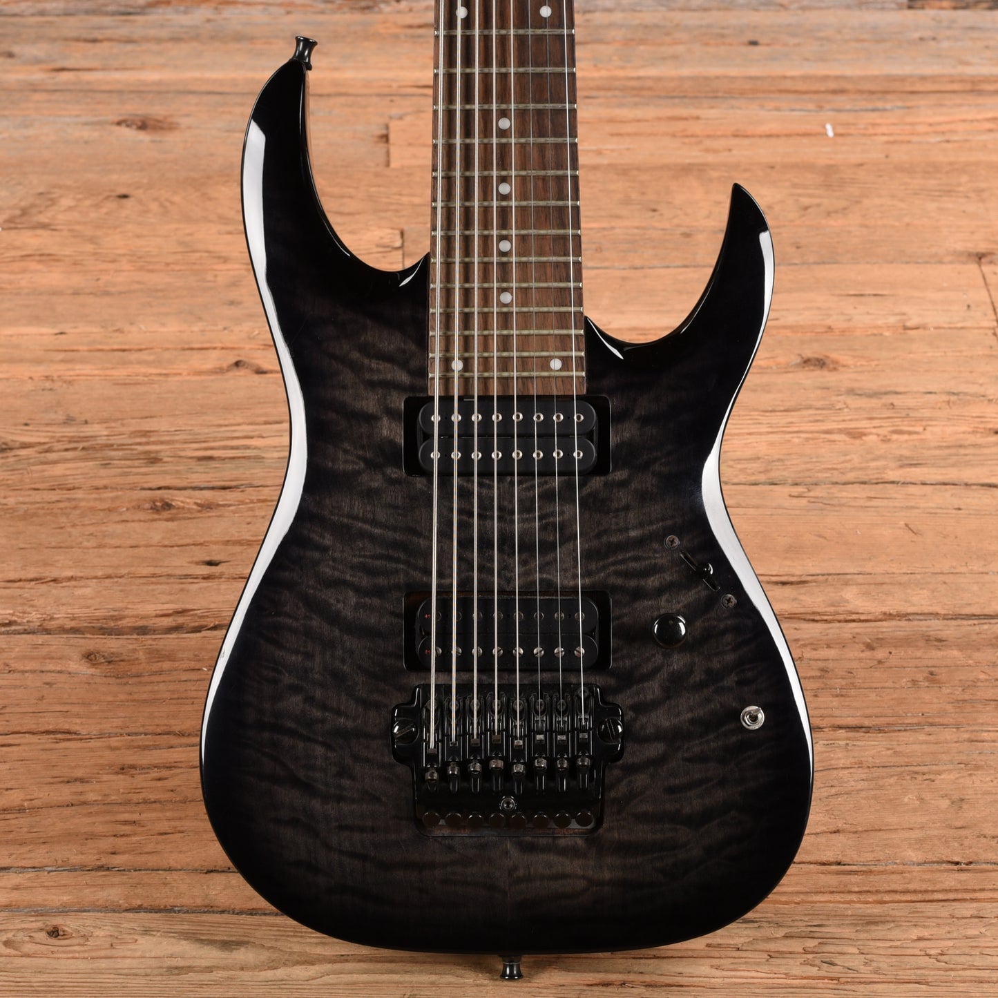 Ibanez RGA8QM Trans Black 2011 Electric Guitars