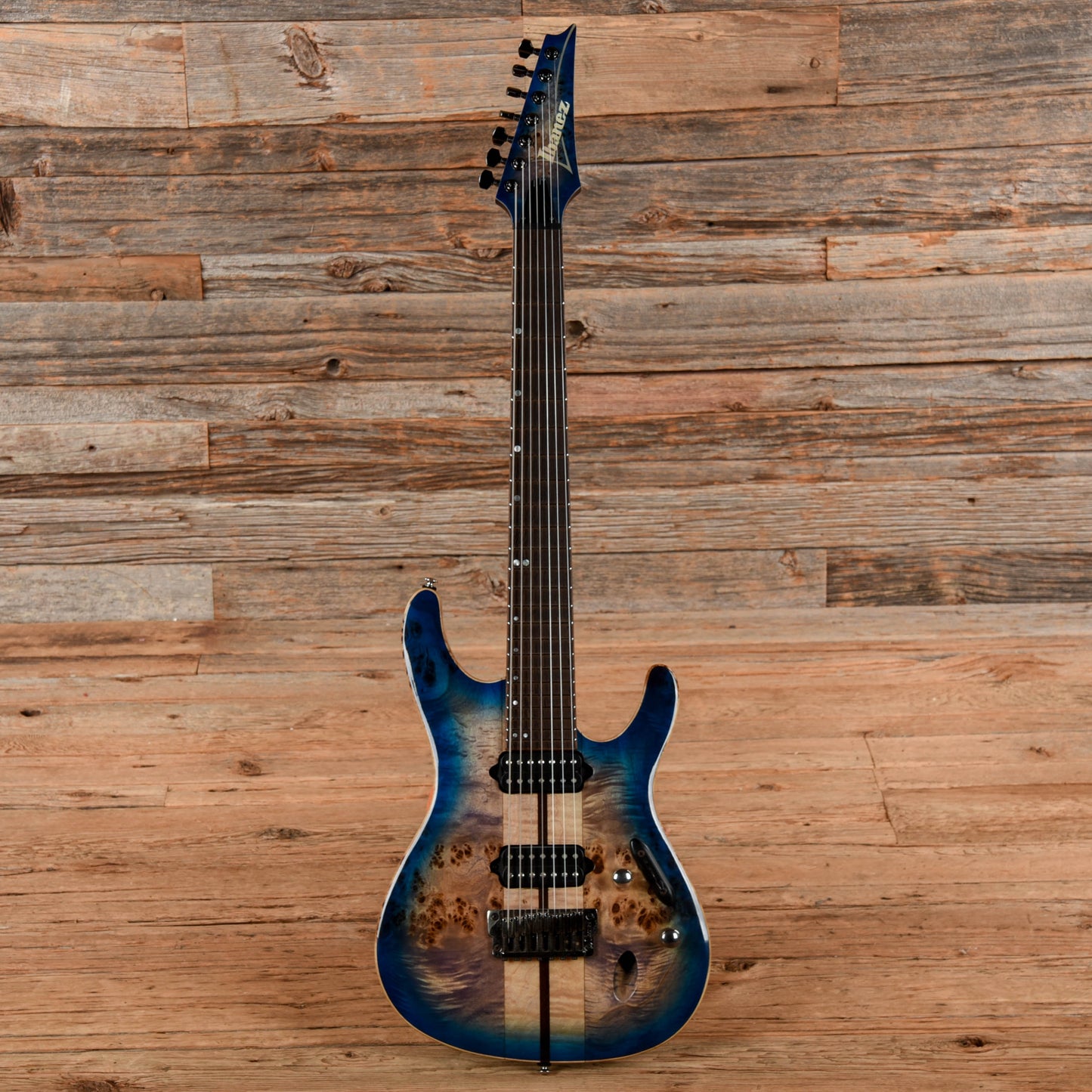Ibanez S1027PBF Cerulean Blue Burst Electric Guitars
