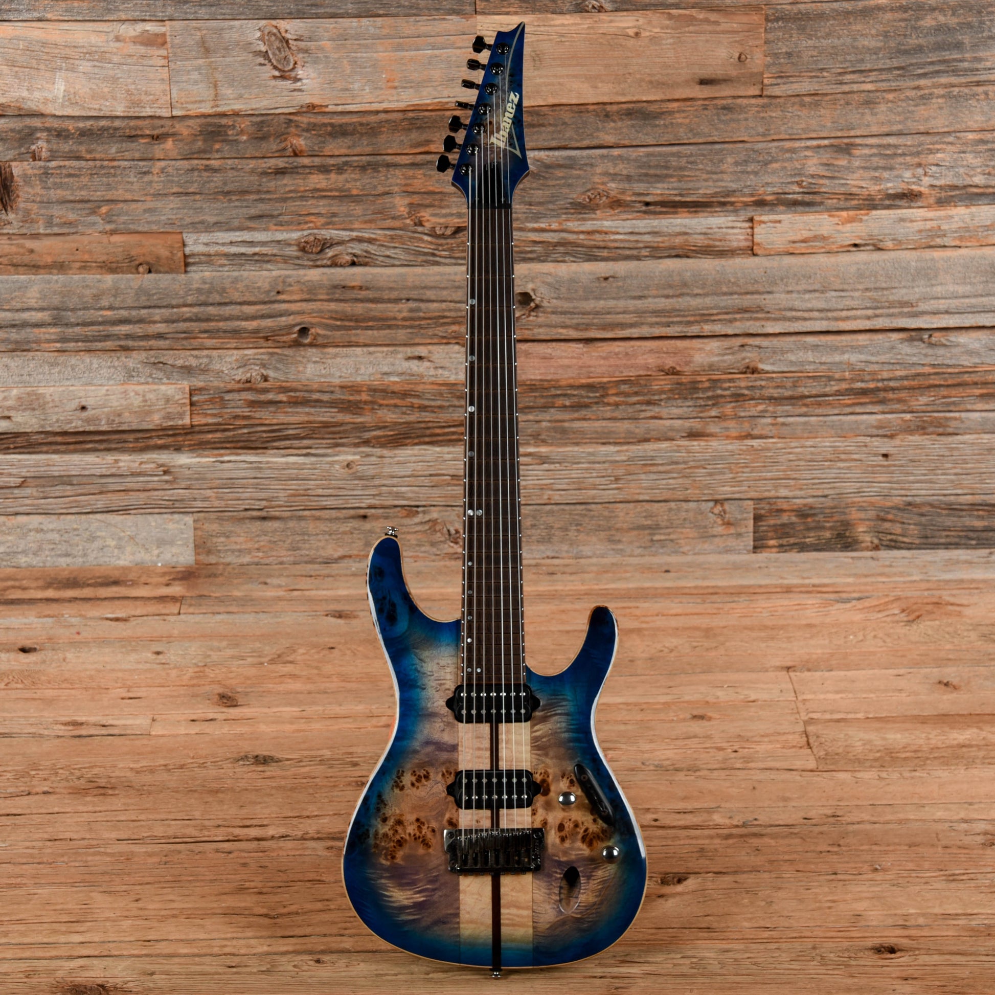 Ibanez S1027PBF Cerulean Blue Burst Electric Guitars