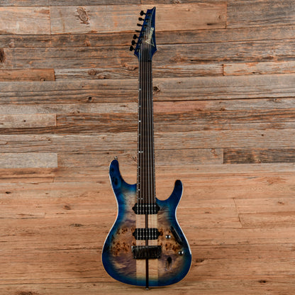 Ibanez S1027PBF Cerulean Blue Burst Electric Guitars