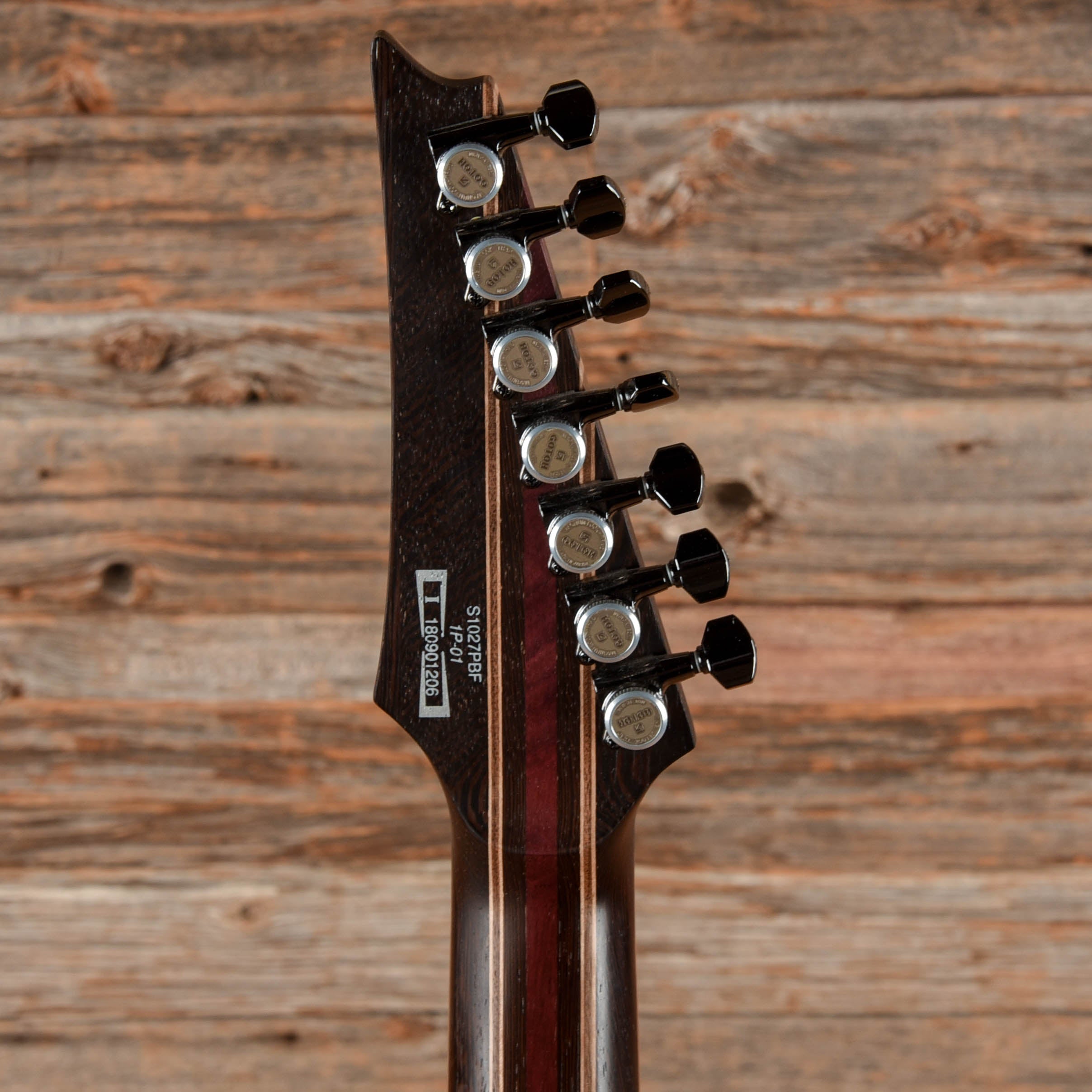 Ibanez S1027PBF Cerulean Blue Burst Electric Guitars