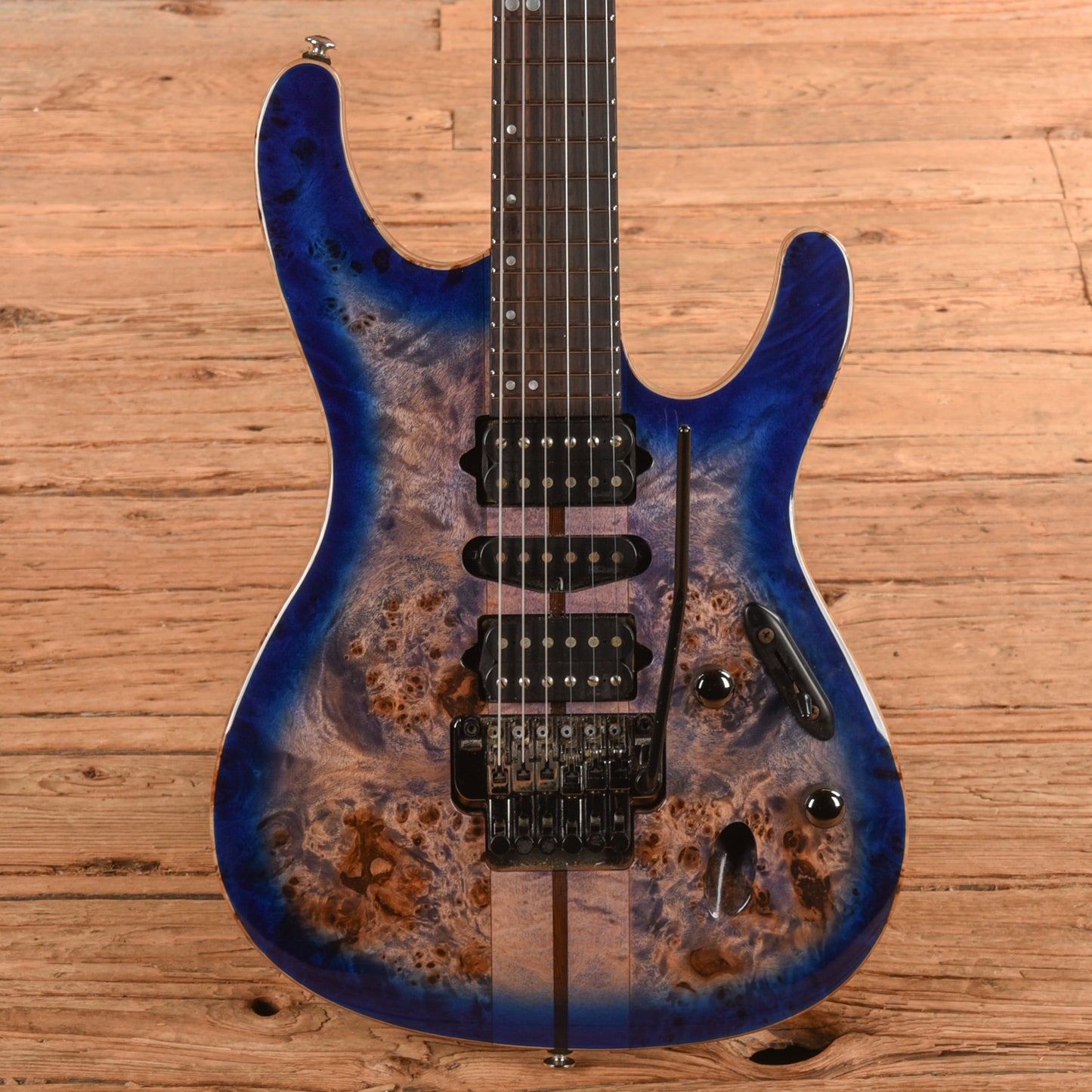 Ibanez S1070PBZ Premium Cerulean Blue Burst 2023 Electric Guitars