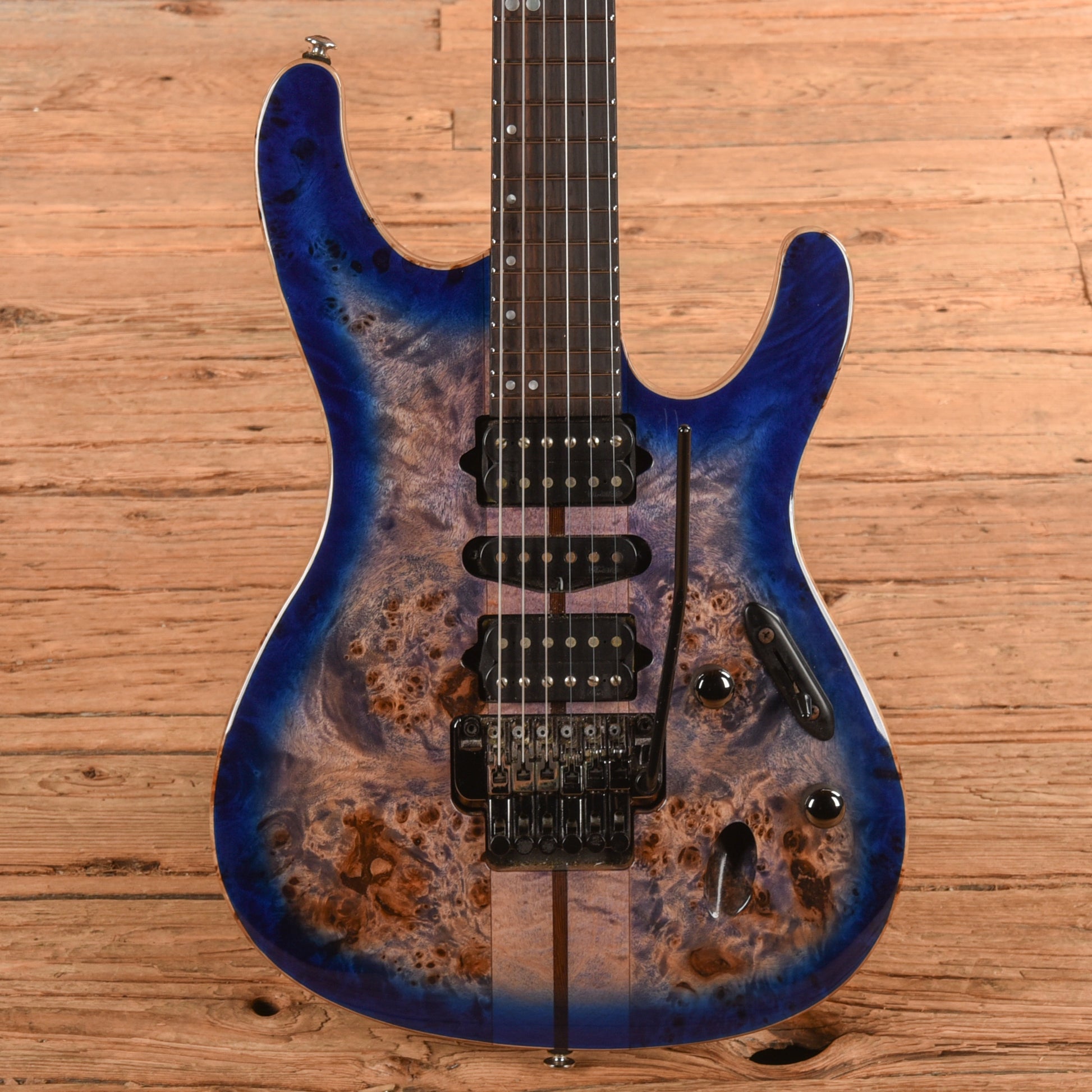 Ibanez S1070PBZ Premium Cerulean Blue Burst 2023 Electric Guitars