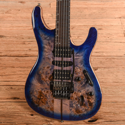 Ibanez S1070PBZ Premium Cerulean Blue Burst 2023 Electric Guitars