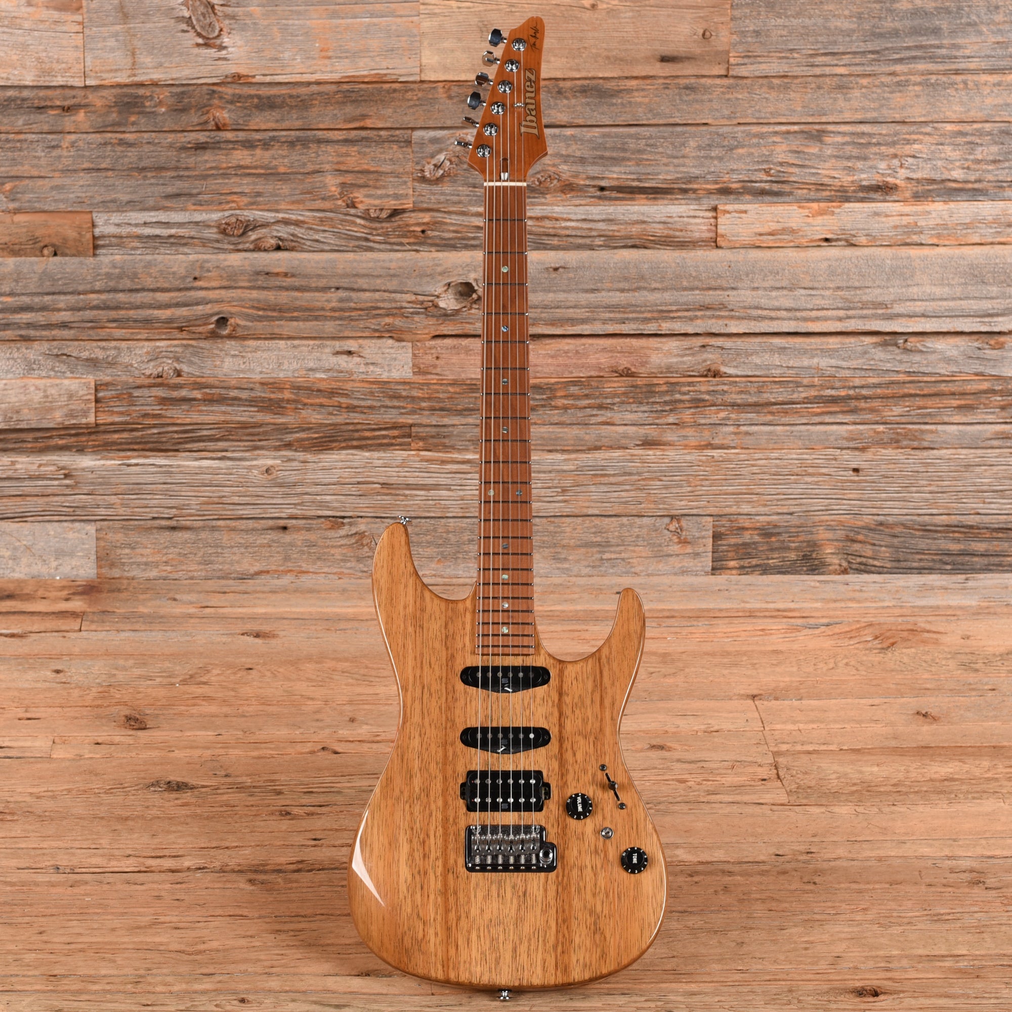 Ibanez TQM1-NT Tom Quayle Signature Natural 2022 Electric Guitars