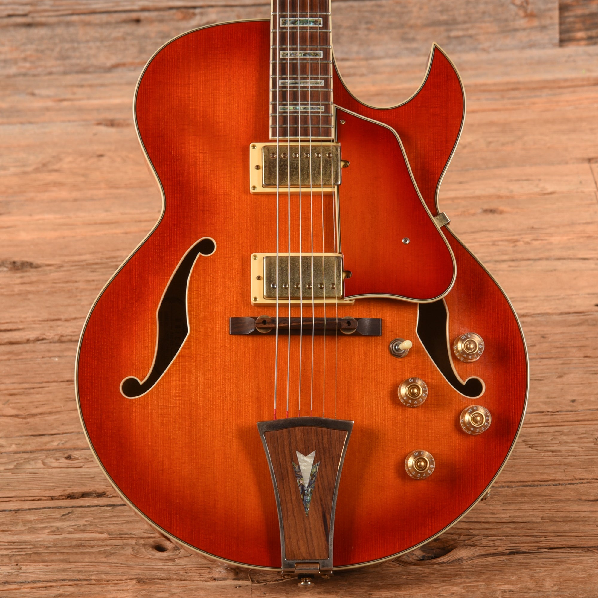 Ibanez AK-95 Sunburst Electric Guitars / Semi-Hollow