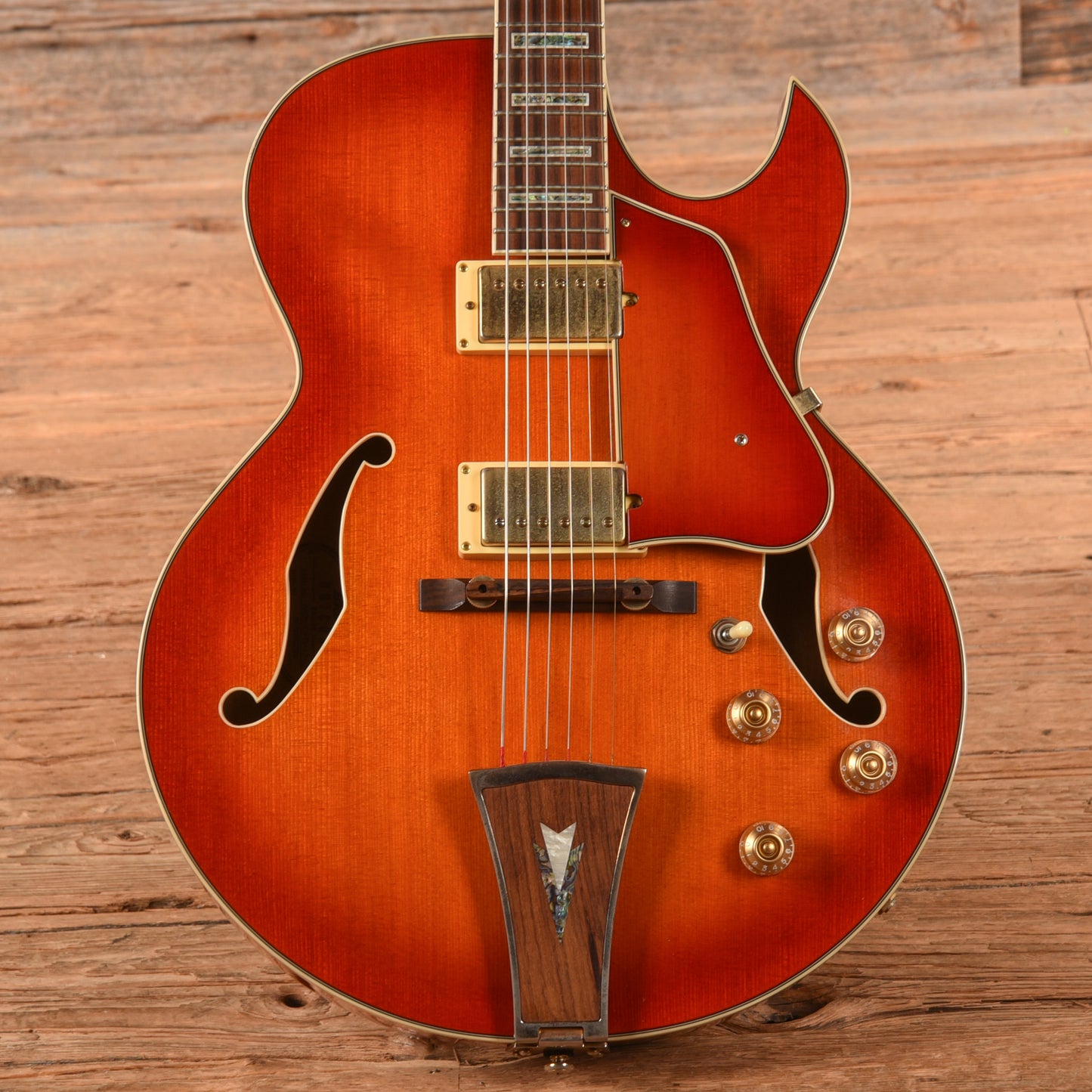 Ibanez AK-95 Sunburst Electric Guitars / Semi-Hollow