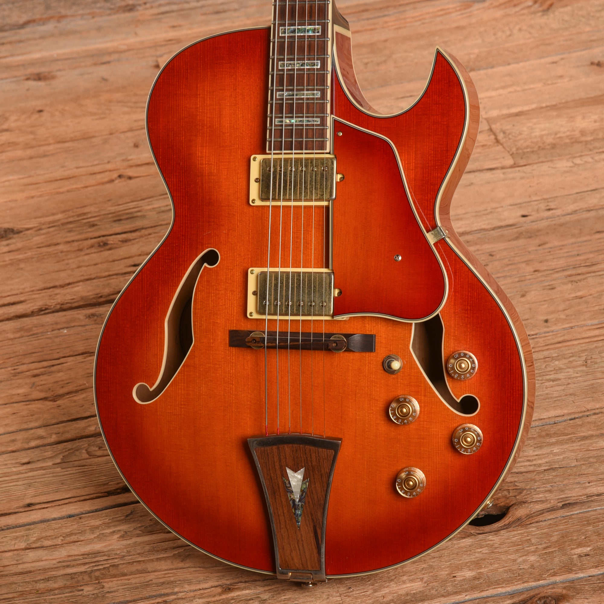 Ibanez AK-95 Sunburst Electric Guitars / Semi-Hollow