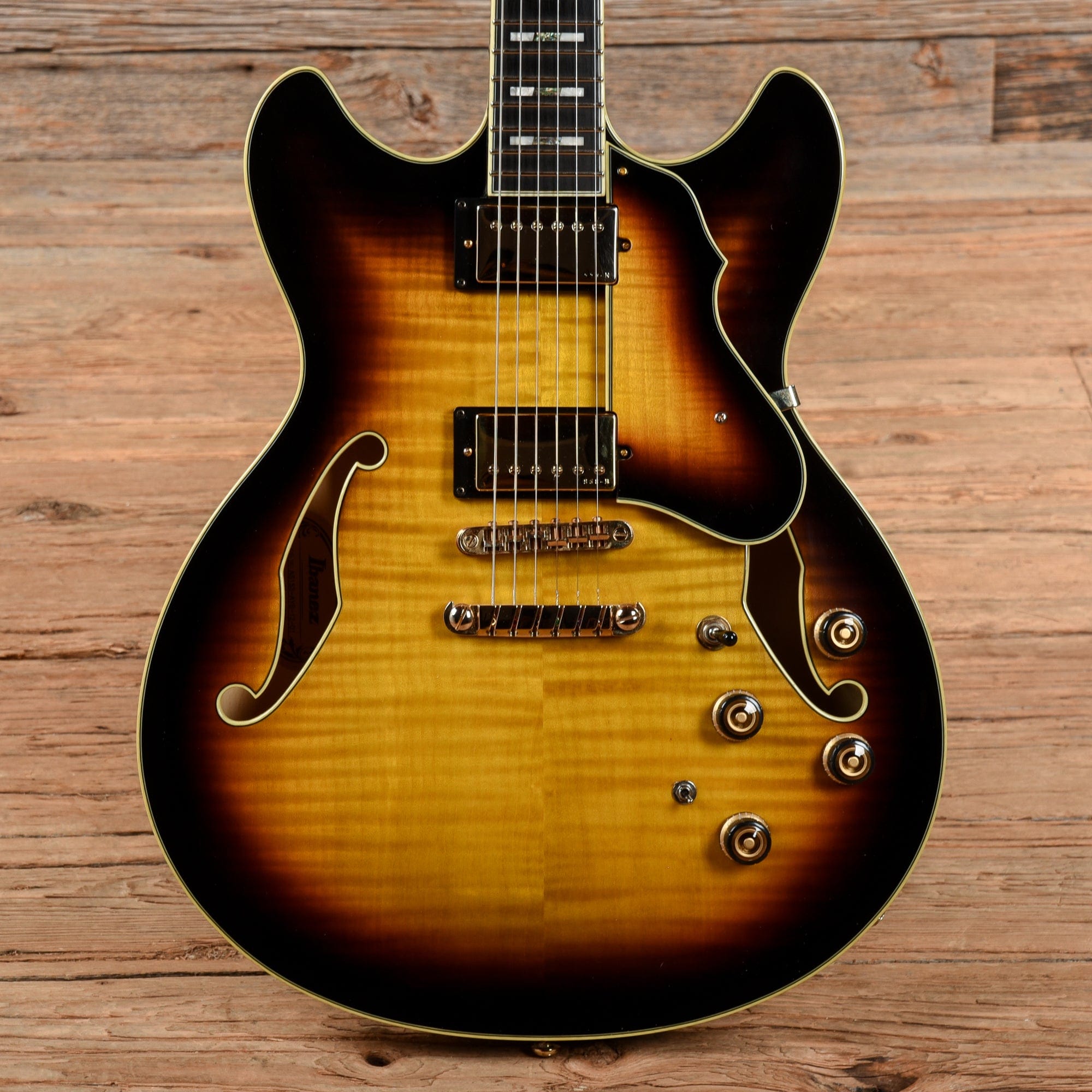 Ibanez AS-153 Sunburst Electric Guitars / Semi-Hollow
